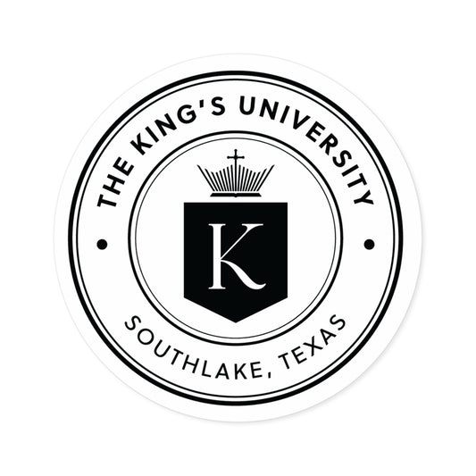 The King’s University Seal Round Sticker