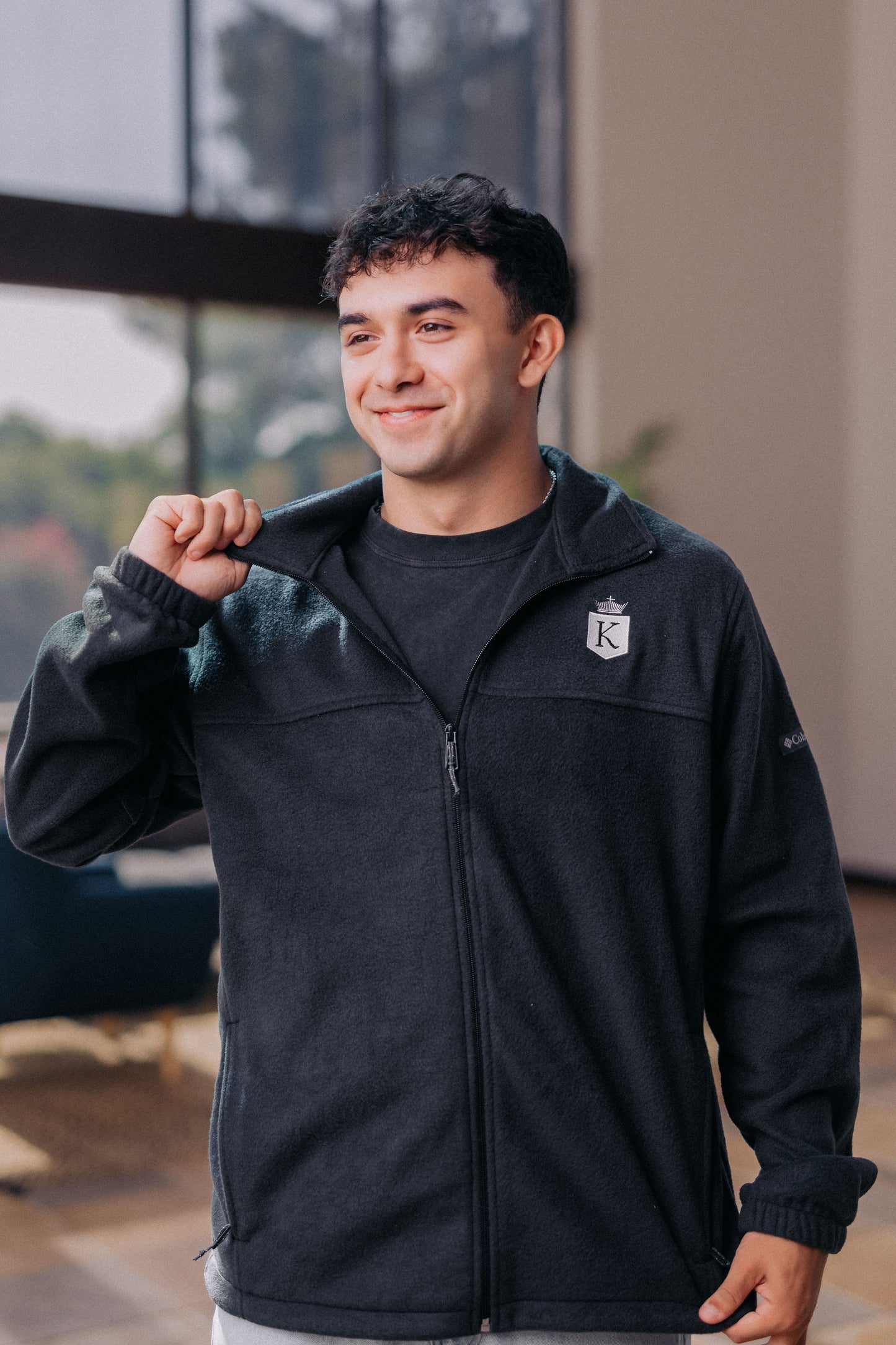 Columbia Fleece Jacket with embroidered icon