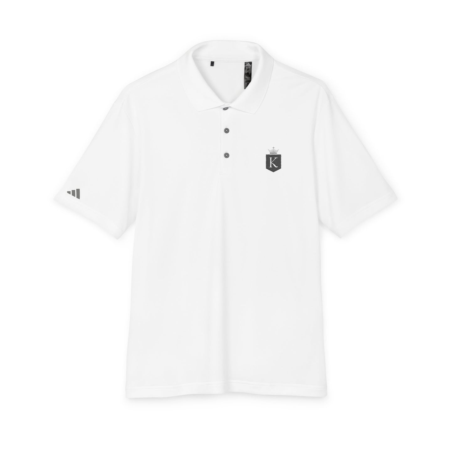 White Adidas Unisex Polo